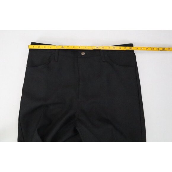 New Wrangler Jeans Mens 38x32 Black Wrancher Bootcut Stretch Wrinkle Free Pants - Picture 7 of 10
